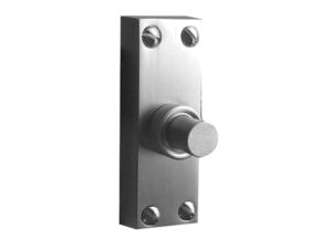 Frelan Hardware Bell Push, Satin Chrome