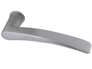 Frelan Hardware Reguitti Collina Door Handles On Minimal Round Rose