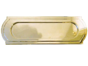 Frelan Hardware Sloan Letterplate (304Mm X 100Mm), Polished Brass