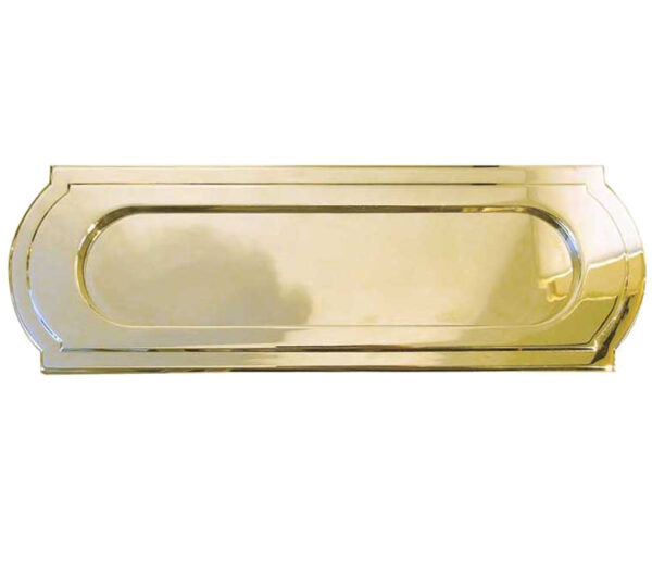 Frelan Hardware Sloan Letterplate (304Mm X 100Mm), Polished Brass