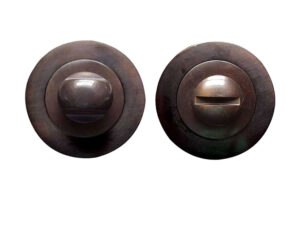 Frelan Hardware Bathroom Turn & Release (50Mm X 10Mm), Dark Bronze