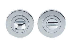 Frelan Hardware Bathroom Turn & Release (50Mm X 10Mm), Polished Chrome