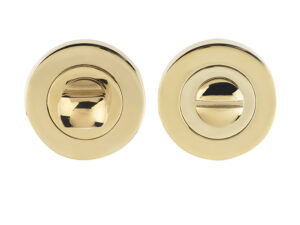 Frelan Hardware Bathroom Turn & Release (50Mm X 10Mm), Pvd Stainless Brass