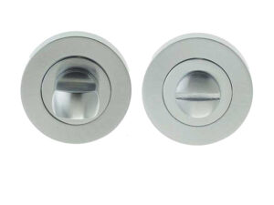 Frelan Hardware Bathroom Turn & Release (50Mm X 10Mm), Satin Chrome