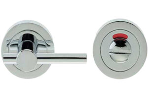 Frelan Hardware Easy Bathroom Turn & Release With Indicator (50Mm X 10Mm), Polished Chrome