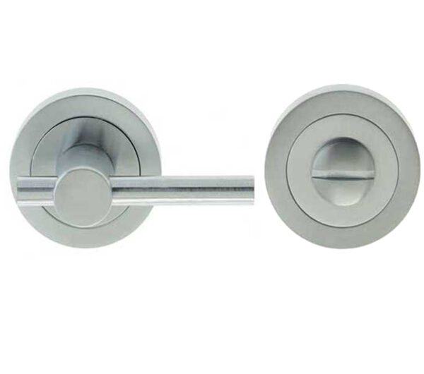 Frelan Hardware Easy Bathroom Turn & Release (50Mm X 10Mm), Satin Chrome