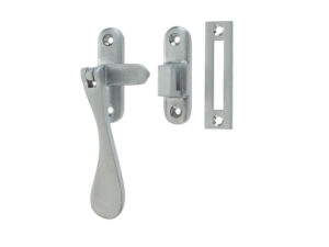 Frelan Hardware Hook And Mortice Casement Fastener, Satin Chrome