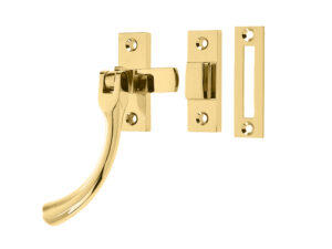 Frelan Hardware Bulb End Casement Fastener, Polished Brass