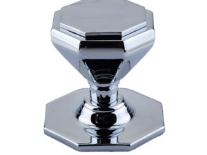 Frelan Hardware Octagonal Centre Door Knob (70Mm Diameter), Polished Chrome