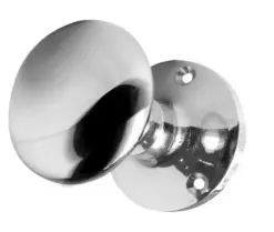 Kontrax Mushroom Mortice Door Knob Polished Chrome