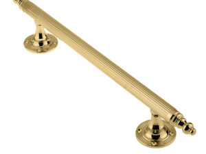 Frelan Hardware Regent Pull Handle (300Mm C/C), Polished Brass