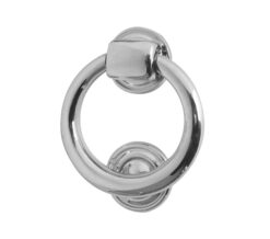 Frelan Hardware Ring Door Knocker (105Mm Diameter), Polished Chrome