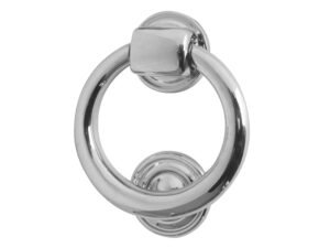 Frelan Hardware Ring Door Knocker (105Mm Diameter), Polished Chrome