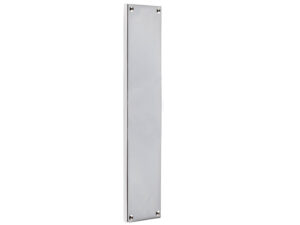 Frelan Hardware Raised Plain Fingerplate (305Mm X 75Mm), Polished Chrome