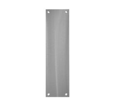 Frelan Hardware Raised Plain Fingerplate (305Mm X 75Mm), Satin Chrome