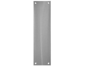 Frelan Hardware Raised Plain Fingerplate (305Mm X 75Mm), Satin Chrome