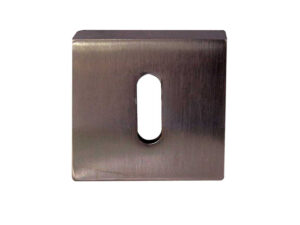 Frelan Hardware Standard Profile Square Escutcheon, Dark Bronze