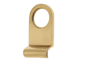 Frelan Hardware Plain Cylinder Pull, Polished Brass