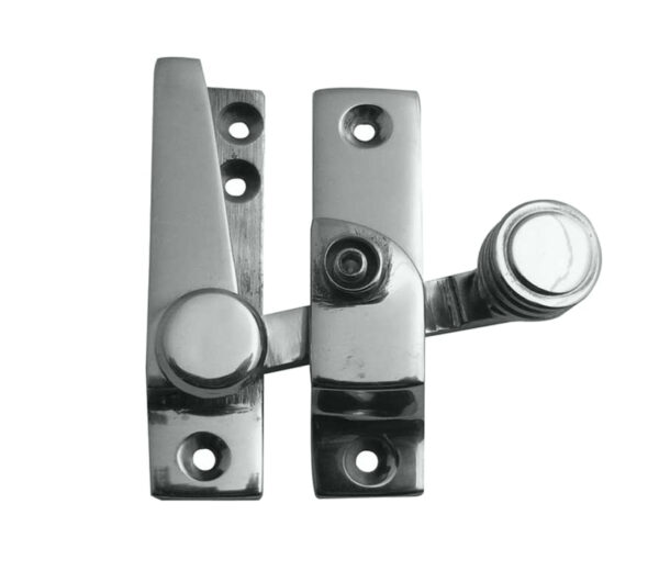 Frelan Hardware Lockable Quadrant Sash Window Fastener, Polished Chrome