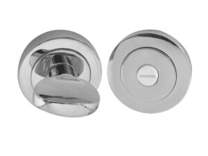 Frelan Hardware Bathroom Turn & Release (50Mm X 10Mm), Polished Chrome