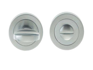 Frelan Hardware Bathroom Turn & Release (50Mm X 10Mm), Satin Chrome