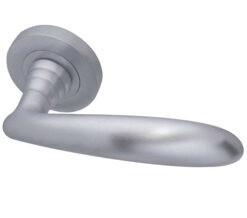 Frelan Hardware Reguitti Arc Door Handles On Round Rose.