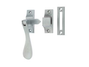 Frelan Hardware Hook And Mortice Casement Fastener, Satin Chrome