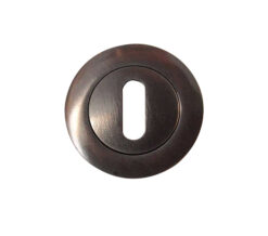 Frelan Hardware Standard Profile Escutcheon, Dark Bronze