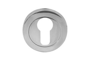 Frelan Hardware Euro Profile Escutcheon, Polished Chrome