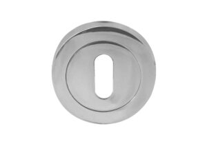 Frelan Hardware Standard Profile Escutcheon, Polished Chrome