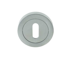 Frelan Hardware Standard Profile Escutcheon, Satin Chrome