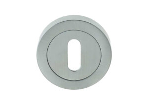 Frelan Hardware Standard Profile Escutcheon, Satin Chrome