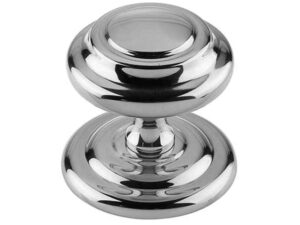 Frelan Hardware Sloane Centre Door Knob (102Mm Diameter), Polished Chrome