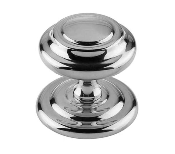 Frelan Hardware Sloane Centre Door Knob (102Mm Diameter), Polished Chrome