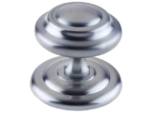 Frelan Hardware Sloane Centre Door Knob (102Mm Diameter), Satin Chrome