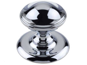 Frelan Hardware Centre Door Knob (66Mm Diameter), Polished Chrome