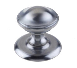 Frelan Hardware Centre Door Knob (66Mm Diameter), Satin Chrome