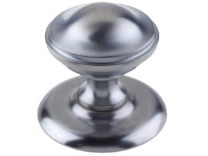 Frelan Hardware Centre Door Knob (66Mm Diameter), Satin Chrome