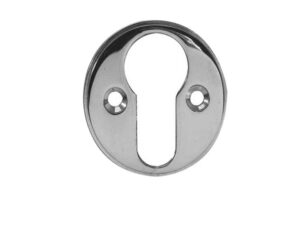 Frelan Hardware Euro Profile Escutcheon (40Mm Diameter), Polished Chrome