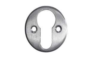 Frelan Hardware Euro Profile Escutcheon (40Mm Diameter), Satin Chrome