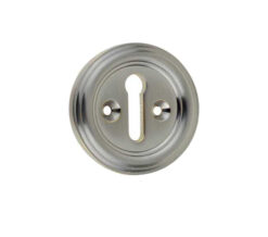 Frelan Hardware Parisian Standard Profile Escutcheon, Satin Nickel