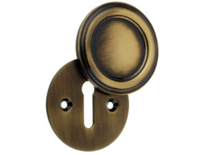 Frelan Hardware Parisian Covered Standard Profile Escutcheon, Antique Bronze