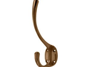 Frelan Hardware Hat & Coat Hook (142Mm X 64Mm), Antique Brass