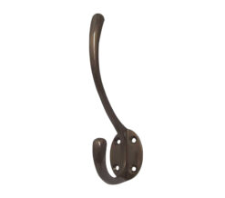 Frelan Hardware Hat & Coat Hook (142Mm X 64Mm), Dark Bronze