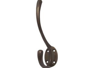 Frelan Hardware Hat & Coat Hook (142Mm X 64Mm), Dark Bronze