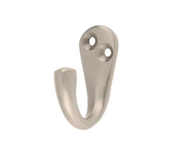 Frelan Hardware Robe Hook (44Mm X 36Mm), Satin Nickel