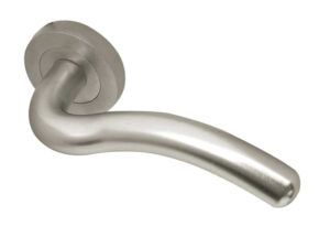 Frelan Hardware Paja Flow Door Handles On Round Rose