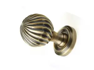 Clarisse Mortice Door Knob Antique Bronze