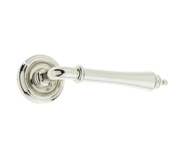 Camille Dooor Handle On Rose Polished Nickel