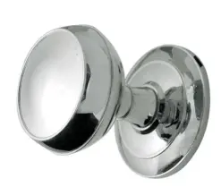 Coronet Mortice Door Knob Polished Nickel